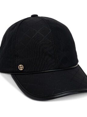 Giani Bernini Women S Quilted Rain Baseball Cap - Black